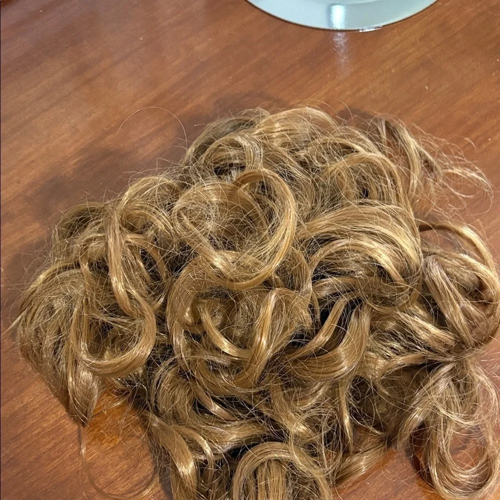 Curly Brown Hair Wig/clip
